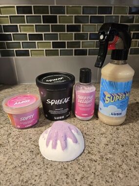 LUSH Bath & Body Bundle Including Kitchen Shower Exclusives